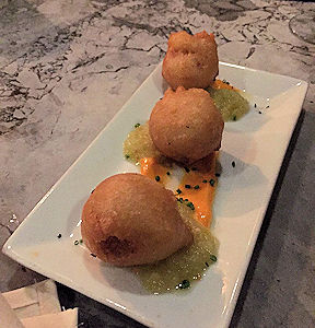 blue crab beignets